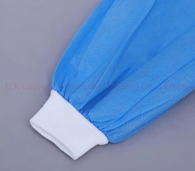 Ly Disposable Medical Sleeve Cover with Knitted Cuff