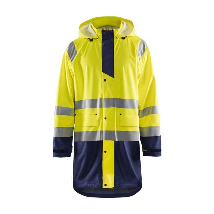 Good Quality Oxford Safety Protective Waterproof Reflective Hi Vis Work Parka