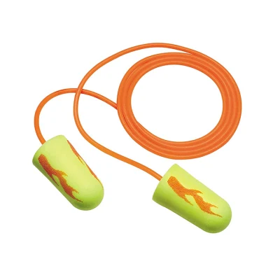 Защита органов слуха Ударные спортивные наушники Желтый ремешок Силиконовые затычки для ушей