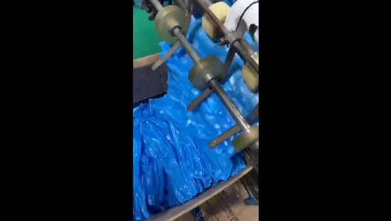 Одноразовые полиэтиленовые нарукавники машинного производства с эластичной резинкой на манжете и локте