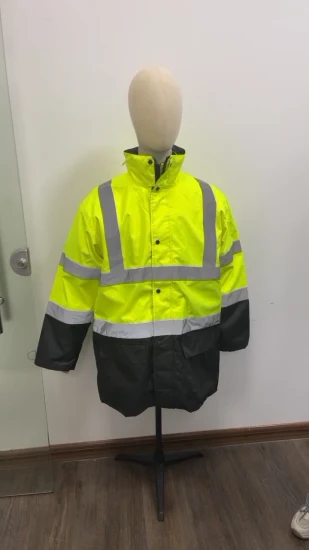 Светоотражающие куртки Hi Viz, водонепроницаемая одежда для дорожной безопасности, высокая видимость, 2 в 1, рабочая одежда со съемными рукавами, куртка