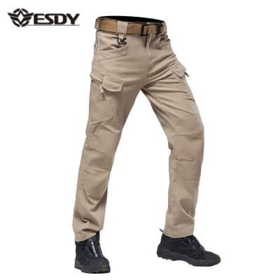 Уличные военные тренировочные брюки для пешего туризма IX7, тактические спортивные брюки-карго